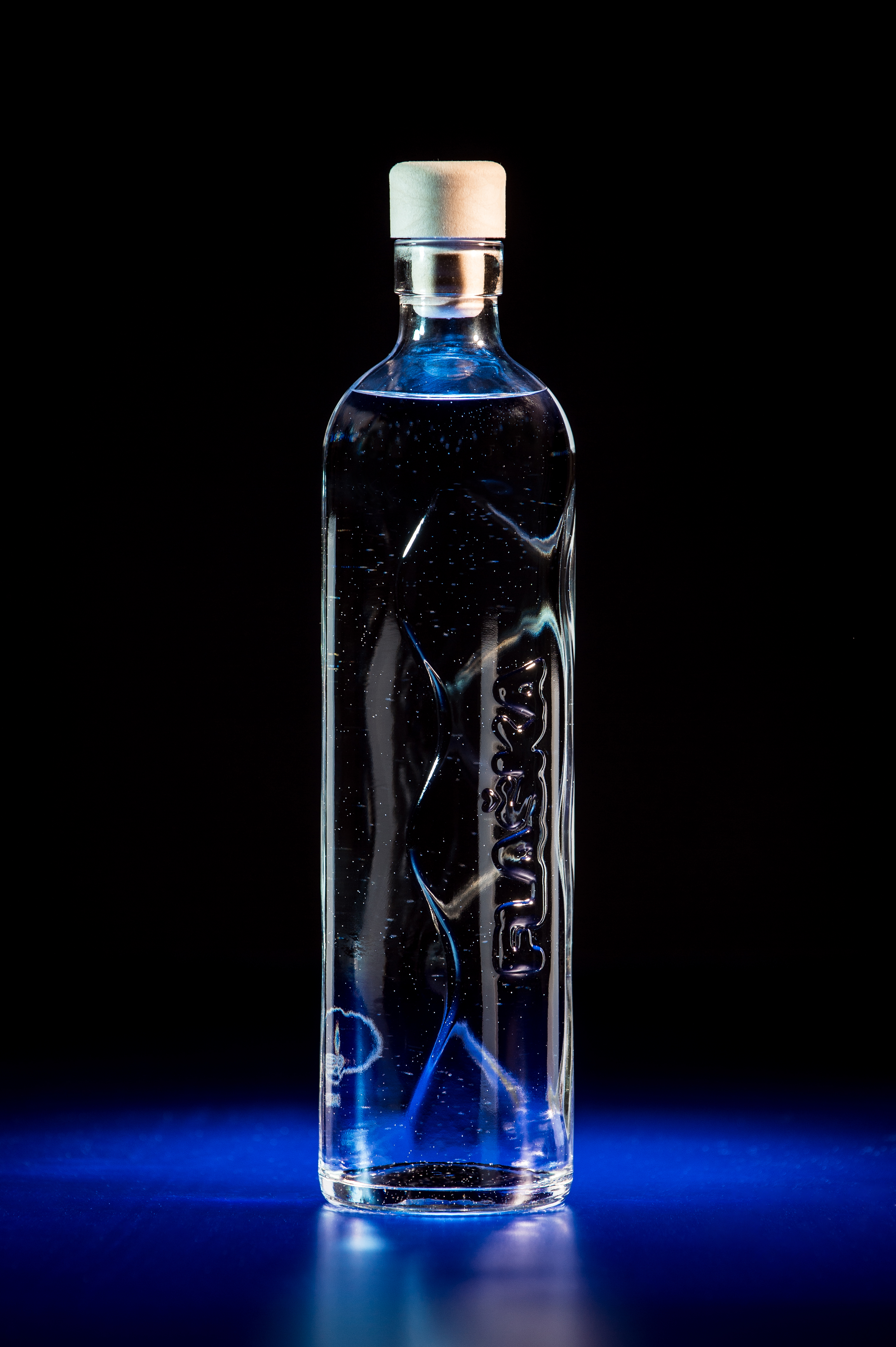 Flaška bottle. True bottle, made from glass