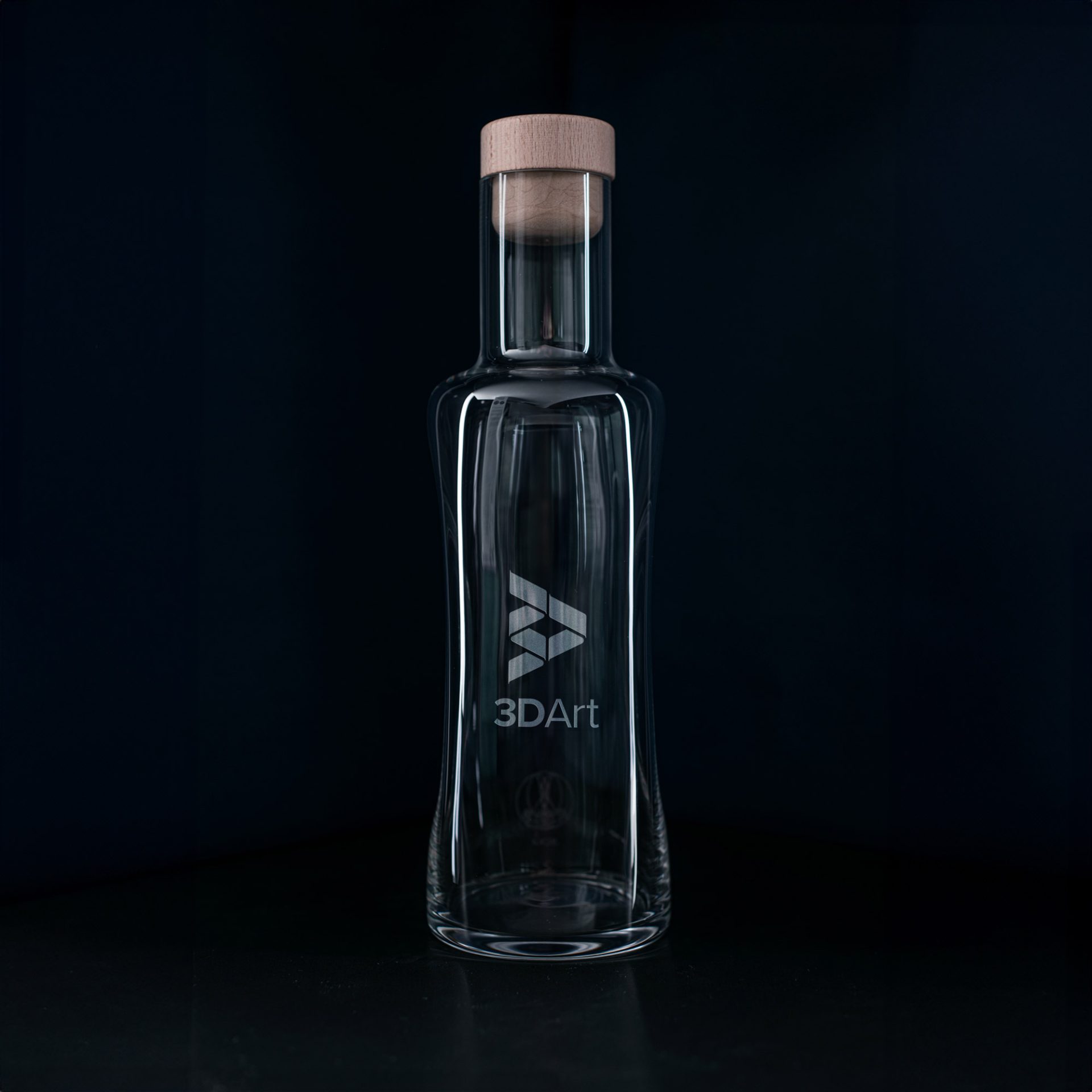 Business customization on glass jug